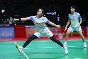 Adnan Maulana/Indah Cahya Sari Jamil (Djarum Badminton) Adnan Maulana/Indah Cahya Sari Jamil (Djarum Badminton)
