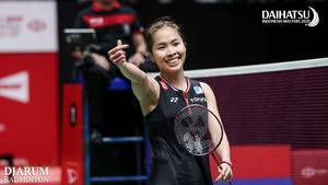 Selebrasi Ratchanok Intanon (Thailand).