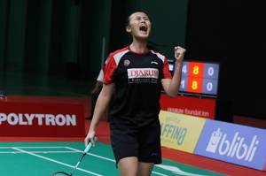 Aurelia Salsabila bakal unjuk kebolehan di kategori Mix (U-17) Liga PB Djarum 2020.