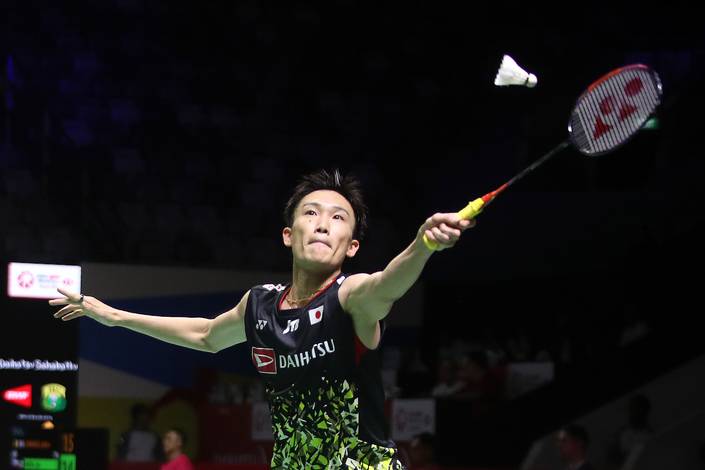 Kento Momota (Djarum Badminton) Kento Momota (Djarum Badminton)