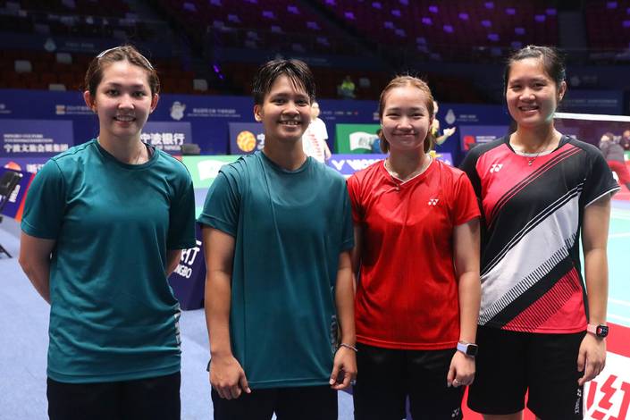 Ribka Sugiarto, Meilysa Trias Puspitasari, Rachel Allessya Rose, & Lanny Tria Mayasari (Humas PP PBSI) Ribka Sugiarto, Meilysa Trias Puspitasari, Rachel Allessya Rose, & Lanny Tria Mayasari (Humas PP PBSI)