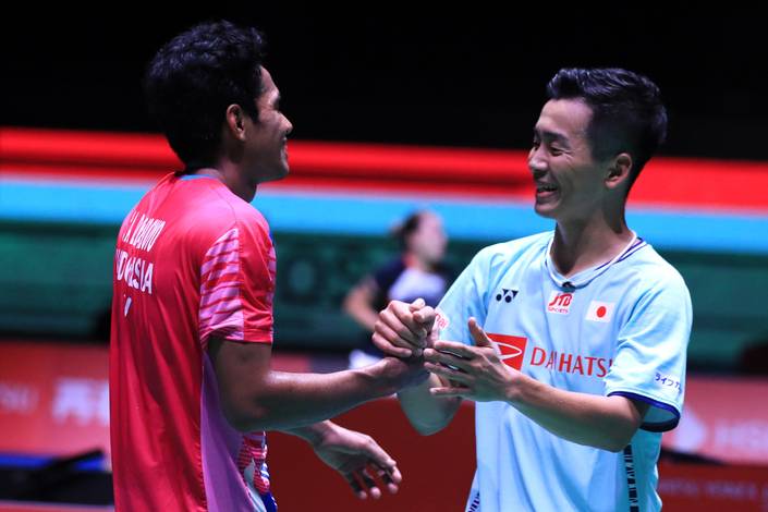 Chico Aura Dwi Wardoyo & Kenta Nishimoto (Humas PP PBSI) Chico Aura Dwi Wardoyo & Kenta Nishimoto (Humas PP PBSI)