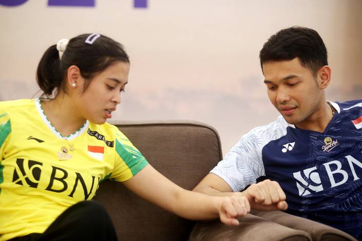 Gregoria Mariska Tunjung & Fajar Alfian (Djarum Badminton) Gregoria Mariska Tunjung & Fajar Alfian (Djarum Badminton)