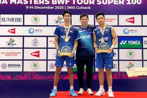 Ali Faathir Rayhan/Devin Artha Wahyudi & Andrei Adistia (Humas PP PBSI) Ali Faathir Rayhan/Devin Artha Wahyudi & Andrei Adistia (Humas PP PBSI)