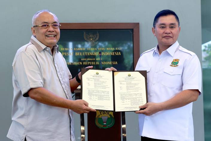 PBSI Terima Dukungan Gimnasium dan "Sport Science" dari Kemenpora (Humas PP PBSI)