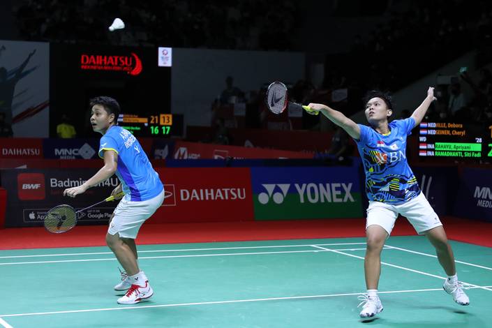 Apriyani Rahayu/Siti Fadia Silva Ramadhanti (Djarum Badminton) Apriyani Rahayu/Siti Fadia Silva Ramadhanti (Djarum Badminton)