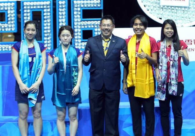 Naoko Fukuman/Kurumi Yonao dan Greysia Polii/Nitya Krishinda Maheswari