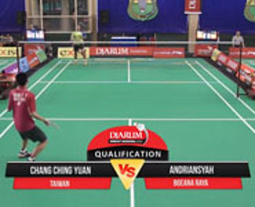 Chang Chiang Y (Taiwan) VS Andriansyah (Boeana Raya)