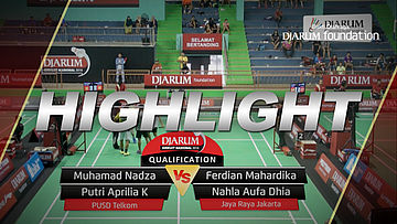 M Nadzar/Putri Aprilia (PUSD Telkom) VS Ferdian Mahardika/Nahla Aufa (Jaya Raya Jakarta)