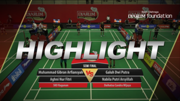 Galuh Dwi Putra/Nabila Putri Arsyillah (Daihatsu Candra Wijaya) VS M. Gibran Arfiansyah/Aghni Nur Fitri (SKO Ragunan)