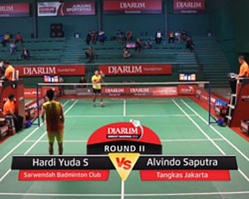 Hardi Yuda S (Sarwendah Badminton Club) VS Alvindo Saputra (Tangkas Jakarta)