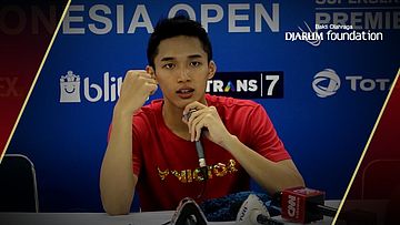 Interview Jonatan Christie (INA) After Match VS Hsu Jen Hao (TPE)