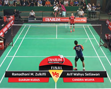 Ramadhani M. Zulkifli (Djarum Kudus) VS Arif Wahyu Setiawan (Candra Wijaya)