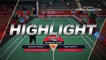 Rizacho Azma Lukman (Sekolah Khusus Olahraga Ragunan) VS Tegar Sulistio (Exist Jakarta)