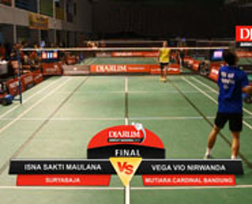 Vega Vio (PB Mutiara Cardinal Bandung) VS Isna Sakti (PB Suryabaja)