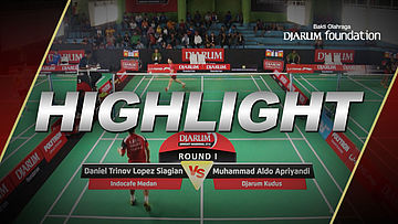 Muhammad Aldo Apriyandi (Djarum Kudus) VS Daniel Trinov Lopez Siagian (Indocafe Medan)