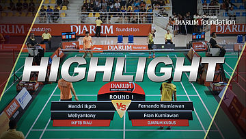 Fernando Kurniawan/Fran Kurniawan (Djarum Kudus) VS Hendri Ikptb/Wellyantony (IKPTB Riau)