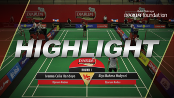 Alya Rahma Mulyani (Djarum Kudus) VS Ivanna Celia Handoyo (Djarum Kudus)