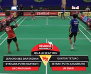 Guntur Tetuko / Istrati Putri A (JR Enkei) VS Jericho See Dartagnan / Syahara Putri H (SKO Ragunan)