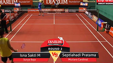 Isna Sakti Maulana Mustaqim (SURYA BAJA) VS Septiahadi Pratama (MUTIARA CARDINAL BANDUNG)