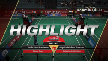 Sheila Dinda Kurniawan (Djarum Kudus) VS Angelica Febriana Timporok (Mutiara Cardinal Bandung)