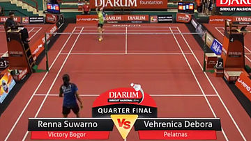 Renna Suwarno (VICTORY BOGOR) VS Vehrenica Debora (PELATNAS)