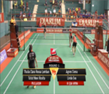 Thalia Clara Rossa Lomban / Tutut Novi Rosita (PB DJARUM) VS Agnes Siena / Linda Eva (HI QUA WIMA)