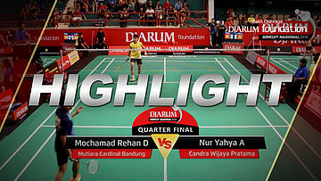 M. Rehan Diaz (Mutiara Cardinal Bandung) VS Nur Yahya Ady (Candra Wijaya Pratama) 