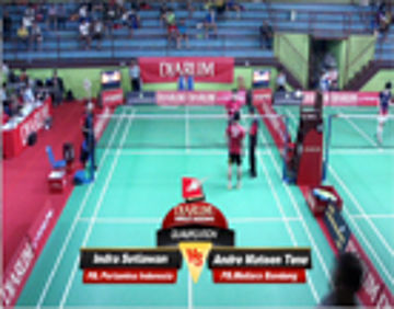 Indra Setiawan (PB PERTAMINA INDONESIA) VS Andre Mateen Tene (PB MUTIARA BANDUNG) 