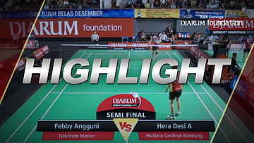 Febby Angguni (Tjakrindo Master) VS Hera Desi A (Mutiara Cardinal Bandung)