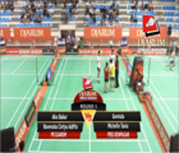 Abu Bakar / Ravenska Cintya A. (PB DJARUM) VS Govinda / Michelle Tania (PBSI DENPASAR)