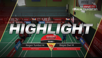 Regen Tumbol Masengi (PPLP SULUT) VS Bagas Dwi Maulana (Mutiara Cardinal Bandung)