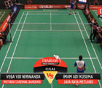 Vega Vio Nirwanda (Mutiara Cardinal Bandung) VS Imam Adi Kusuma (Jaya Raya Metland)