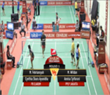 M. Febriansyah / Cynthia Shara A. (PB DJARUM) VS M . Wildan / Annisa Syifarani (PPLP JAKARTA)