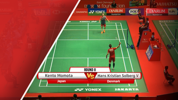 Kento Momota (Japan) VS Hans Kristian Solberg Vittinghus (Denmark)