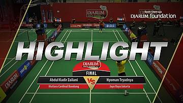 Abdul Kadir Zailani (Mutiara Cardinal Bandung) VS Nyoman Tryadnya (Jaya Raya Jakarta)
