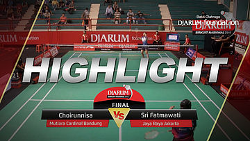 Choirunnisa (Mutiara Cardinal Bandung) VS Sri Fatmawati (Jaya Raya Jakarta)