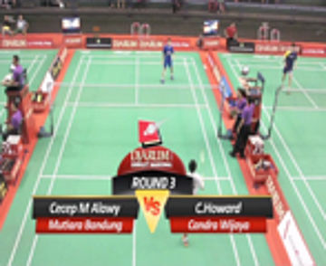 Cecep M Alawy (MUTIARA BANDUNG) VS C Howard (CANDRA WIJAYA)