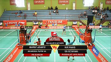 Rahmat Adianto/ Deariska Putri (PB DJARUM) VS Nur Wahid/ Eri Octaviani (PUSDIKLAT JAYA RAYA)
