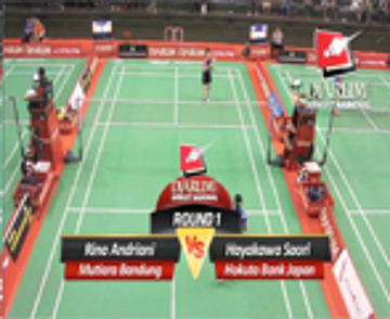 Rina Andriani (MUTIARA BANDUNG) VS Hayakawa Saori (HAKUTA BANK JAPAN)