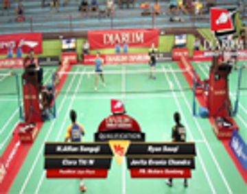 M.Alfian S/Clara Titi W (PUSDIKLAT JAYA RAYA) VS Ryan Sauqi/Jovita Evania C (PB.MUTIARA BANDUNG)