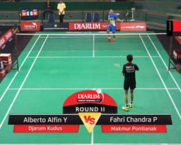 Alberto Alfin Y (Djarum Kudus) VS Fahri Chandra P (Makmur Pontianak)