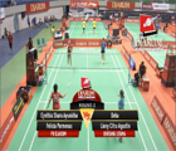 Cynthia S.A. / Felicia Parmenas (PB DJARUM) VS Deha / Liony Citra A. (BINTANG UTAMA) 