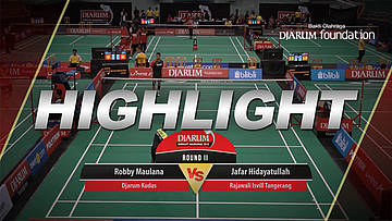 Robby Maulana (Djarum Kudus) VS Jafar Hidayatullah (Rajawali Isvill Tangerang)