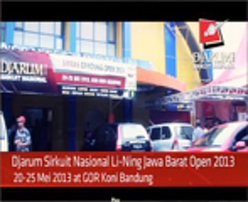 HIGHLIGHT PENUTUPAN DJARUM SIRKUIT NASIONAL JAWA BARAT OPEN 2013 