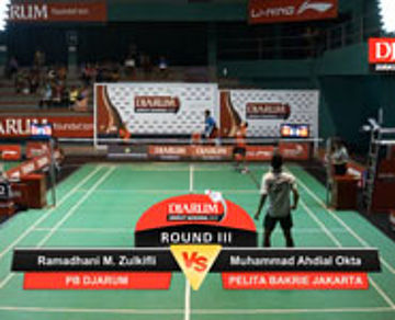 Ramadhani M Zulkifli (Djarum Kudus) VS M Ahdial Okta (Pelita Bakrie Jakarta)