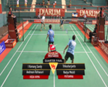 I Komang Sandy / Andreani Ratnasari (HIQUA WIMA) VS Trikusharjanto / Nadya Melati (PERTAMINA)