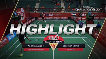 Auditya Alpha Hidayat (Mutiara Cardinal Bandung) VS Yonathan Ramlie (Mentari RBT)