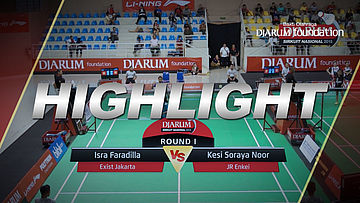 Isra Faradilla (Exist Jakarta) VS Kesi Soraya N (JR Enkei)