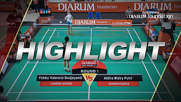 Aldira Rizky Putri (Djarum Kudus) VS Febby Valencia Dwijayanti (Candra Wijaya)